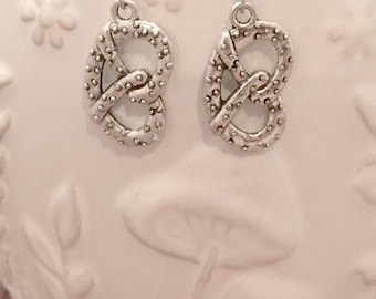 Pretzel Earrings: Snack Jewelry, Food Earrings