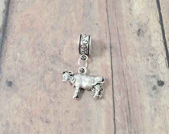 Cow Pendant: Animal Jewelry, Farm Charm
