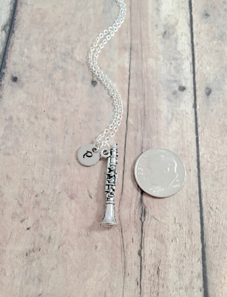 Initial Necklace Jewelry Music Jewelry Etsy