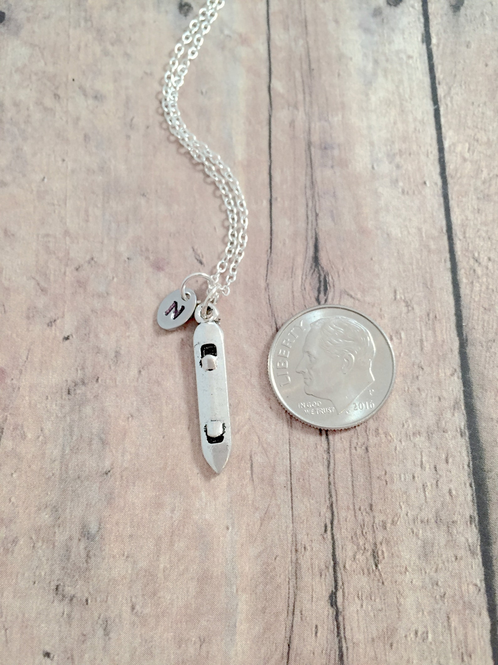 Bottle Opener Initial Necklace Bottle Opener Jewelry Etsy UK