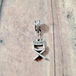 Director&#39;s chair pendant (1 piece) - director&#39;s chair jewelry, movie director jewelry, director pendant, movie jewelry, director gift