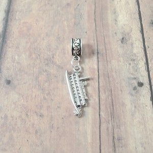 Riverboat pendant (1 piece) - riverboat jewelry, nautical jewelry, steamboat jewelry, Mississippi jewelry, steamboat pendant, riverboat gift
