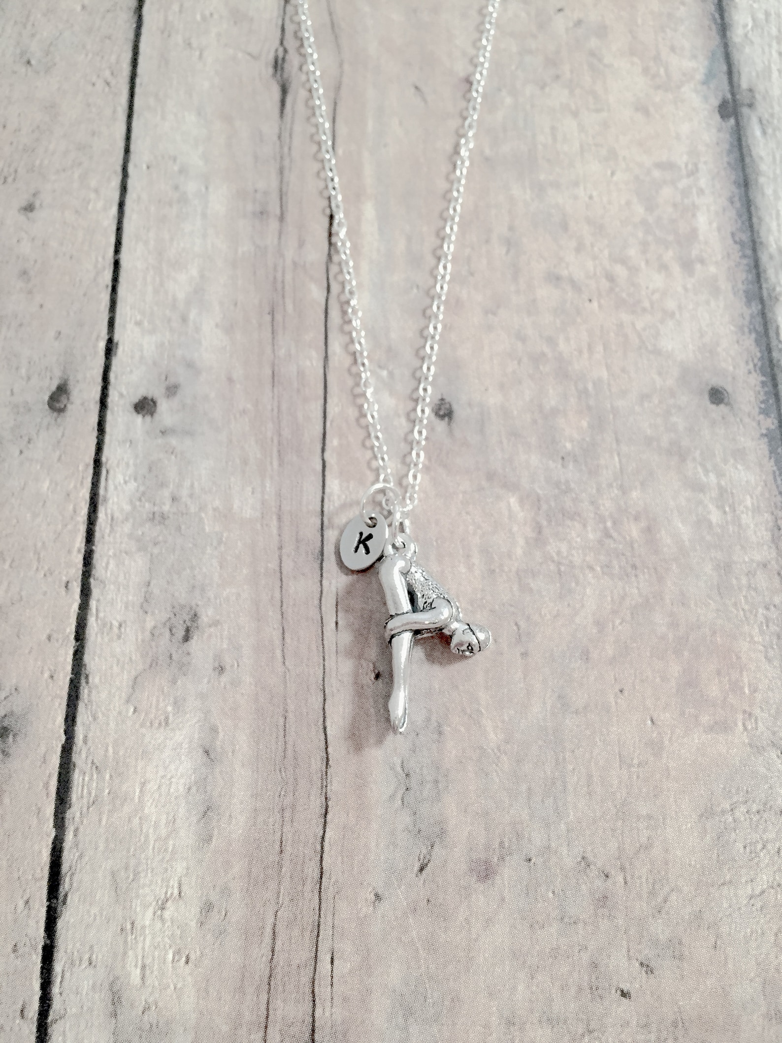 Diver initial necklace diver jewelry diving jewelry high Etsy