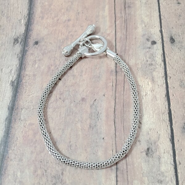 Blank Charm Bracelet Etsy