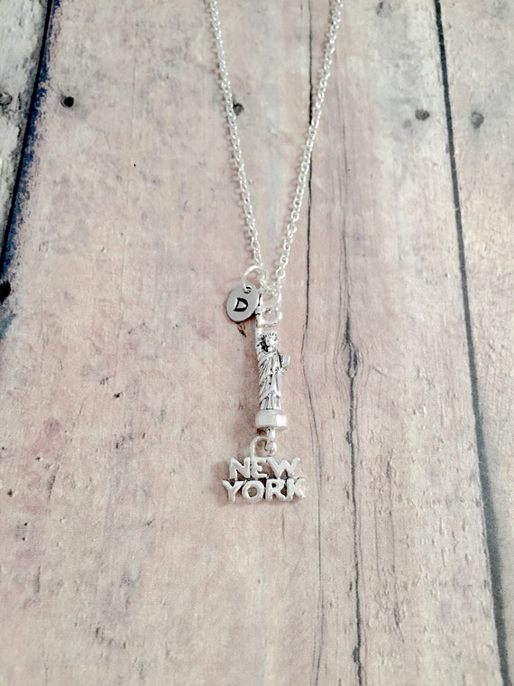 Liberty shop initial necklace