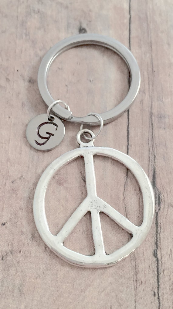Peace keychain sale