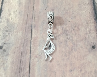 Kokopelli Charm Pendant: Southwestern Jewelry Charm