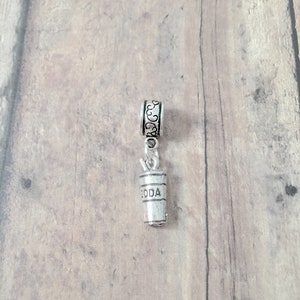 Soda pendant (1 piece) - soda jewelry, drink jewelry, beverage jewelry, soda gift, cola jewelry, drink pendant, cola pendant