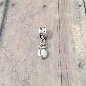 Peach pendant (1 piece) - peach jewelry, fruit jewelry, Georgia jewelry, peach gift, fruit pendant, Georgia pendant, food jewelry