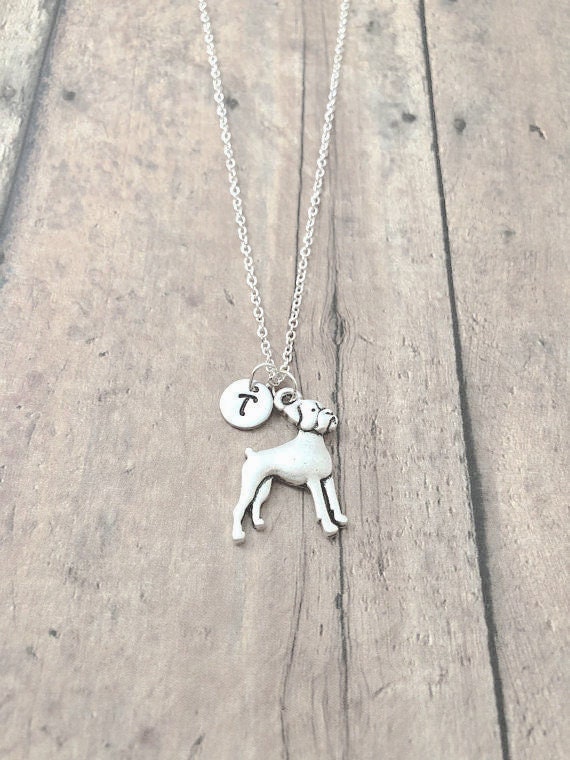 UK Seller Boxer Dog Necklace Stainless Steel Jewellery
