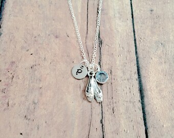 Sterling Silver Womens 1mm Box Chain 3D Ballerina Pointe Ballet Shoe Pendant Necklace Sterling Silver Womens 1mm Box Chain 3D Ballerina Pointe Ballet Shoe Pendant Necklace