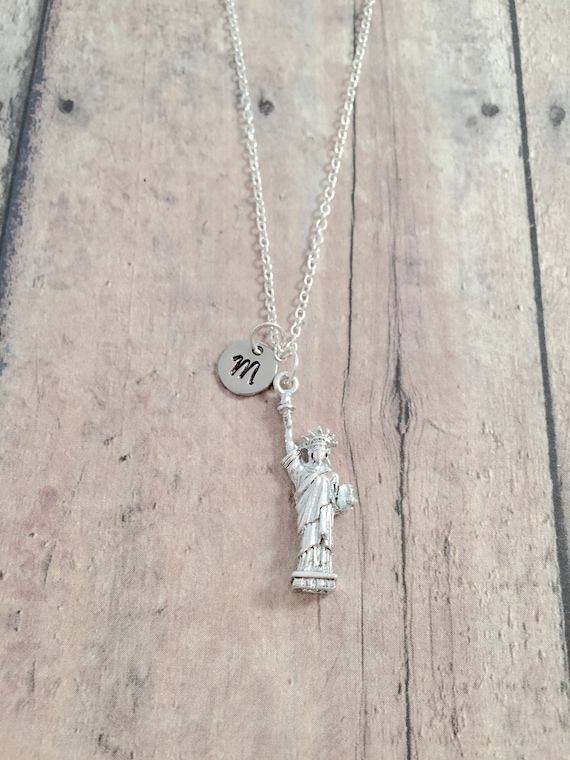Liberty initial cheap necklace