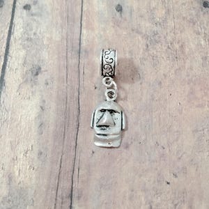Easter Island statue pendant (1 piece) - Easter Island statue jewelry, Moai jewelry, Polynesian jewelry, Easter Island gift, Moai pendant