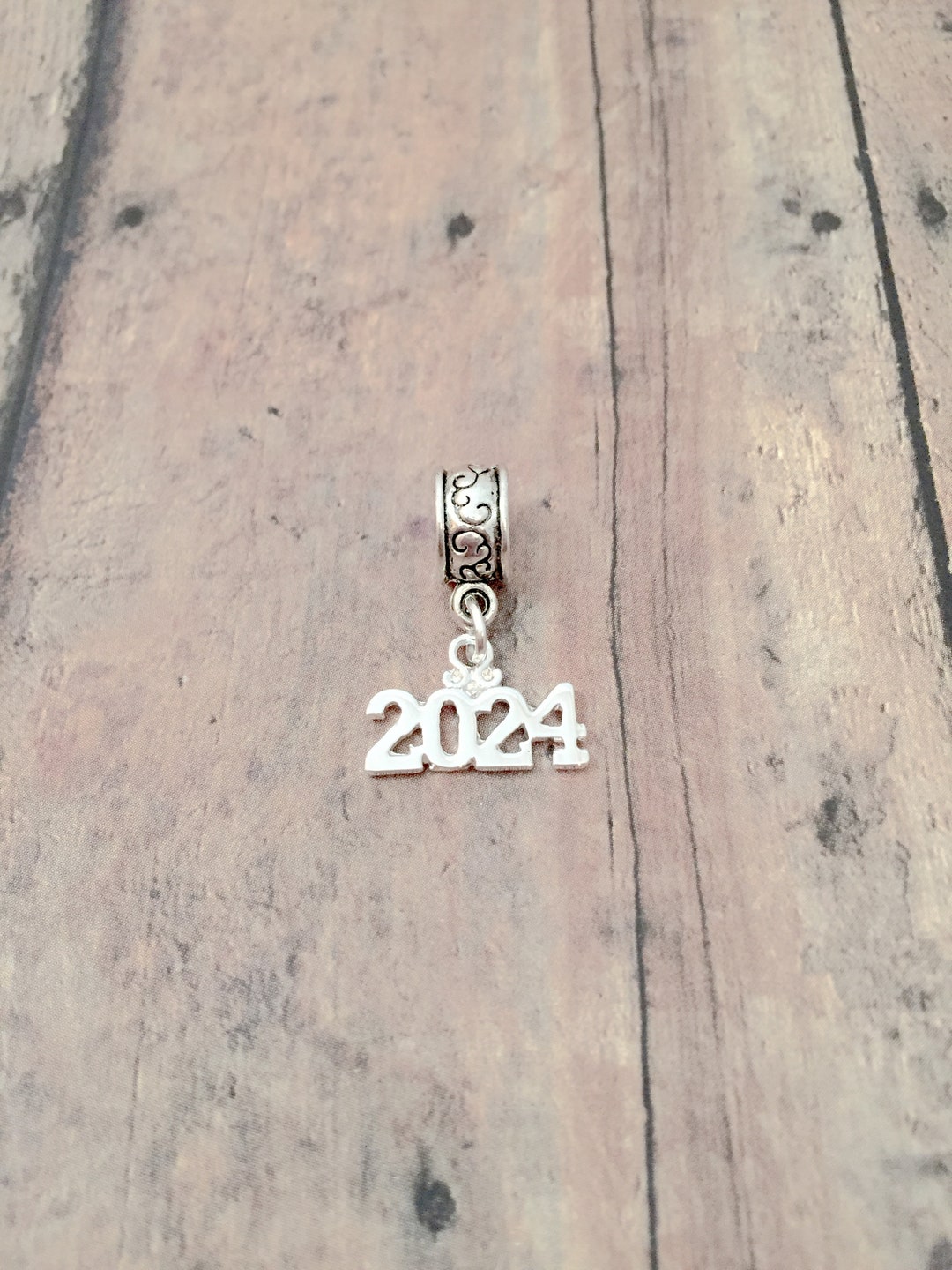 Class of 2024 Pendant 1 Piece Silver Class of 2024 Charm, Graduation