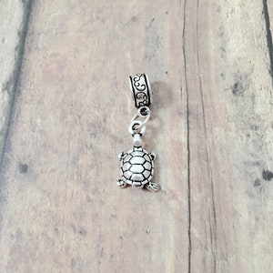 Turtle Pendant: Reptile Jewelry Charm
