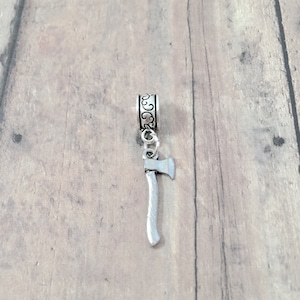 Pewter Axe Pendant: Lumberjack Jewelry Charm
