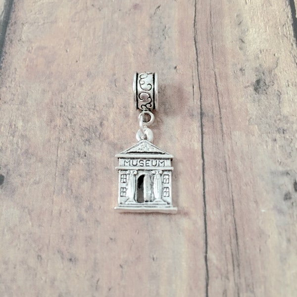 Museum pendant (1 piece) - museum charm, artist charm, art gallery charms, museum pendant, artist pendant, museum jewelry, museum gift