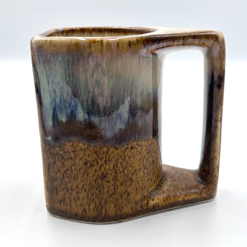 Vintage Rodolfo Padilla Stoneware Mugs Set of 4 Signed Mexican Studio Pottery bild 5