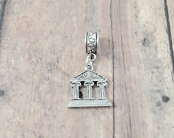 Parthenon Pendant: Greek Architecture Jewelry, Travel Charm