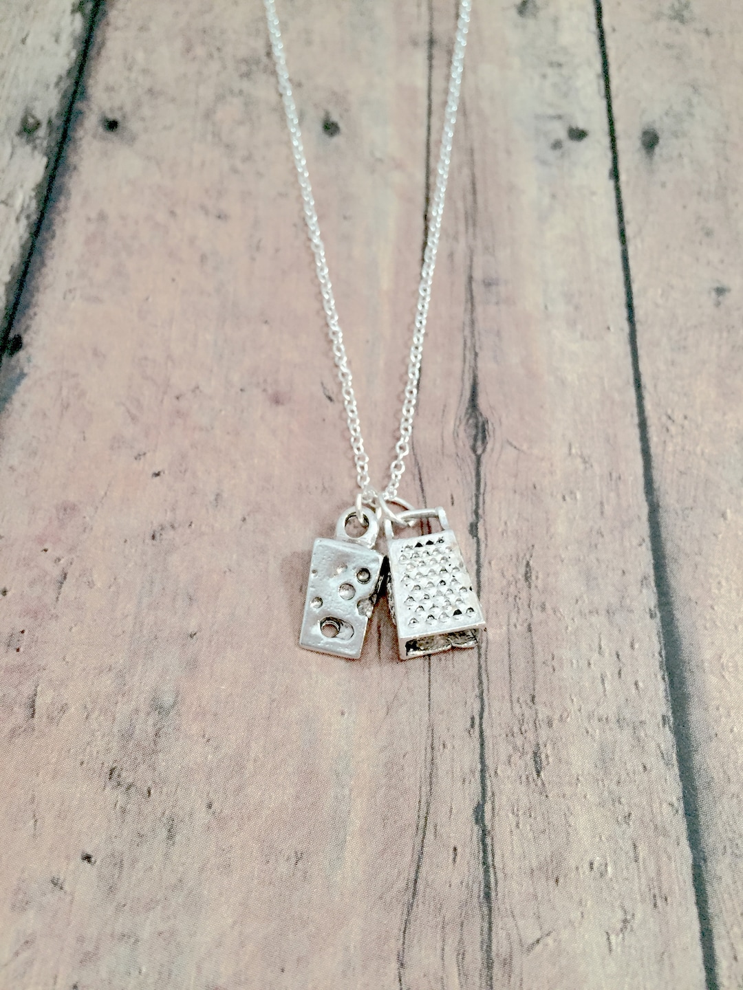 Cheese and Grater Necklace Cheese Grater Jewelry Cooking Etsy