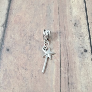 Magic wand pendant (1 piece) - magic wand jewelry, princess jewelry, fairy tale jewelry, magic wand gift, princess pendant, fairy tale gift