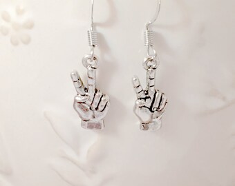Peace Sign Earrings: Symbol Jewelry, Hippie Earrings