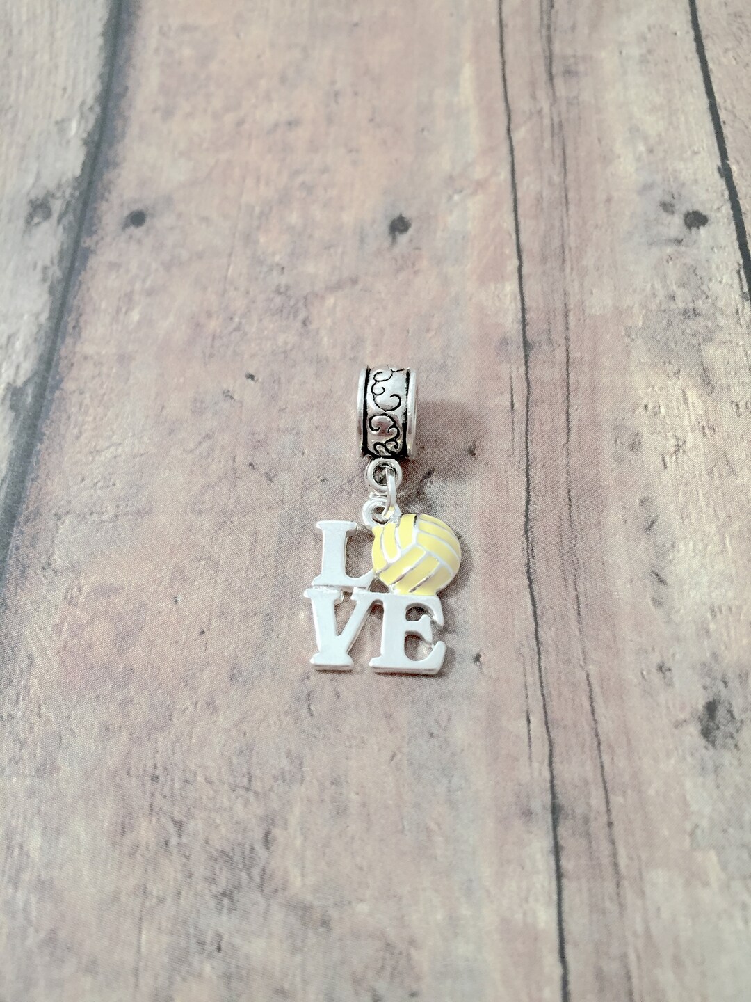 Love Water Polo Pendant 1 Sided Water Polo Charm, Sports Charm, Water