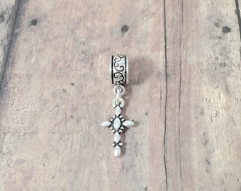 Tiny Cross Pendant: Christian Jewelry Charm