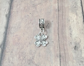 Dogwood Flower Pendant: Floral Jewelry, Gardener Gift