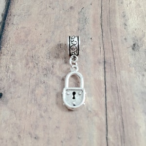 Padlock Pendant: Lock Jewelry, House Charm