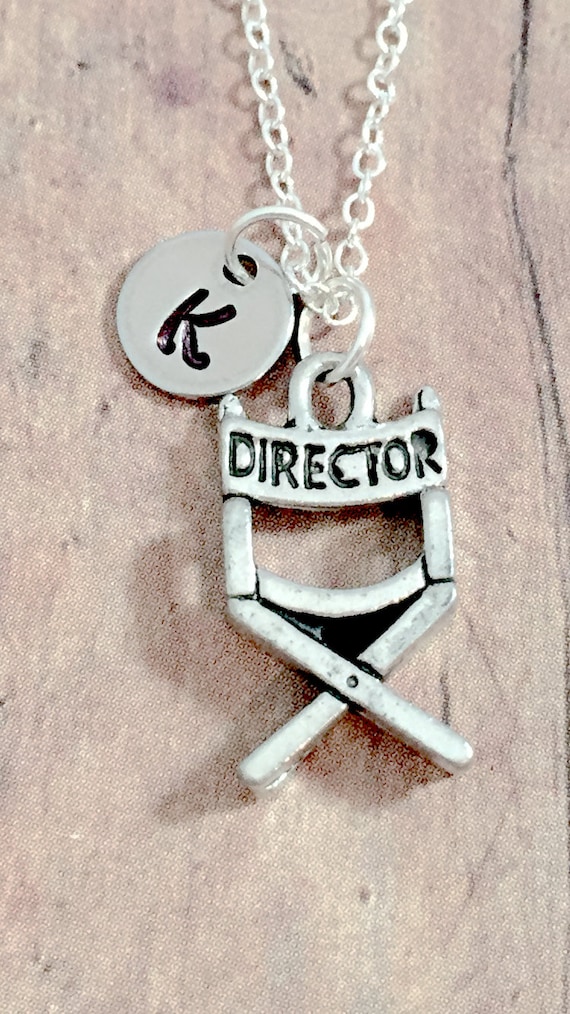 Silver Movie Camera Charm Necklace for Women, Birthday  Silver Filmmaker Charm Pendant main image 2