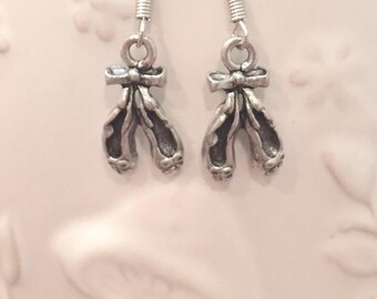 Ballet Shoe Earrings: Ballerina Jewelry, Dancer Earrings