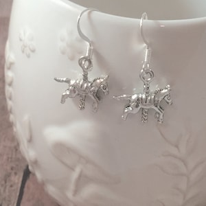 Carousel horse earrings - carnival jewelry, merry go round jewelry, carousel horse jewelry, carnival earrings, merry go round gift