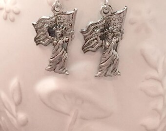 Statue of Liberty Earrings: New York Jewelry, Patriotic Earrings