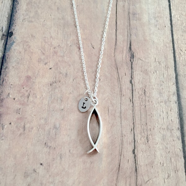Ichthus Necklace - Etsy