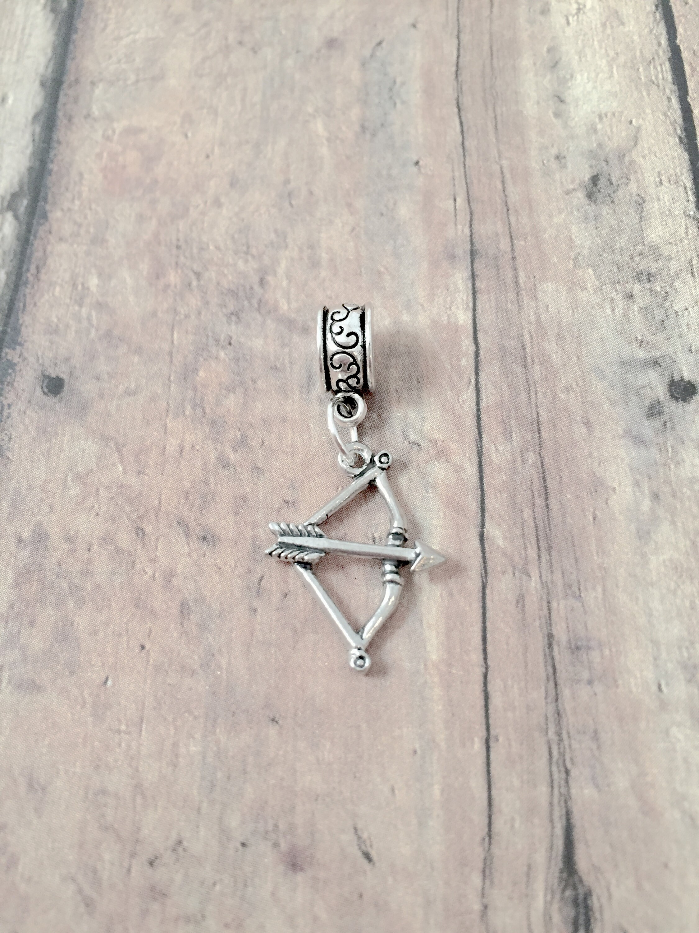 20 Bow and Arrow Charm Bows & Arrows Charms Large Pendants For