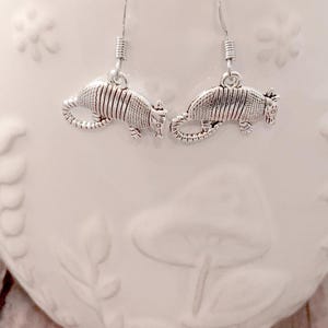 Armadillo earrings - armadillo jewelry, Texas jewelry, Austin jewelry, Texas earrings, armadillo gift