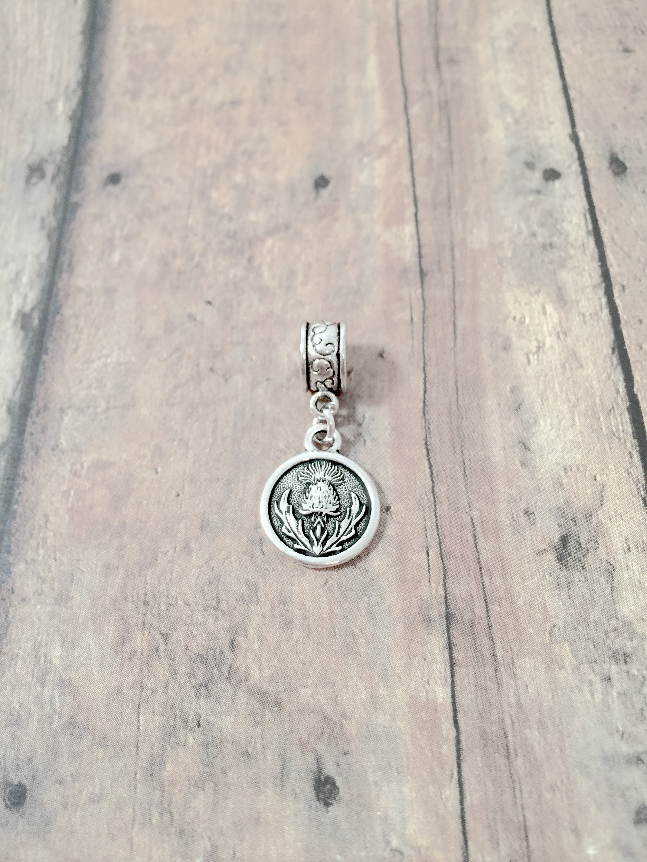 Thistle charm pandora sale