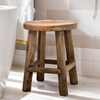 Handcrafted Rustic Barnwood Stool, Vintage Wooden Stool, Farmhouse ...