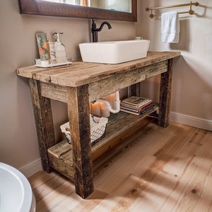 Custom Rustic Wood Console Table - Farmhouse Entryway Furniture - Handcrafted Mothersday Gift, Reclaimed Wooden Entry Table, Gift for Mom