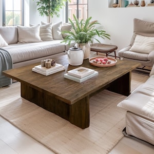 Rustic Coffee Table for Living Room, Handmade Reclaimed Wood, Barnwood Coffee Table, Wabi-Sabi Rustic Natural Finish, Gift for Her/Woman
