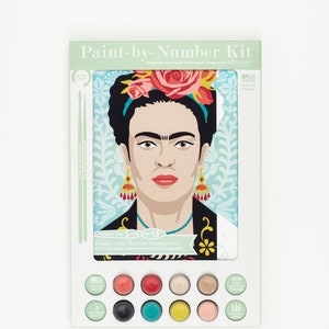 Frida Kahlo Paint-by-Number Kit 8x10 image 1
