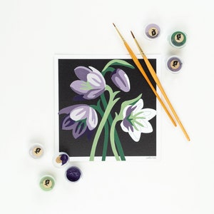 Fritillaria Paint-by-Number Mini Kit 6x6