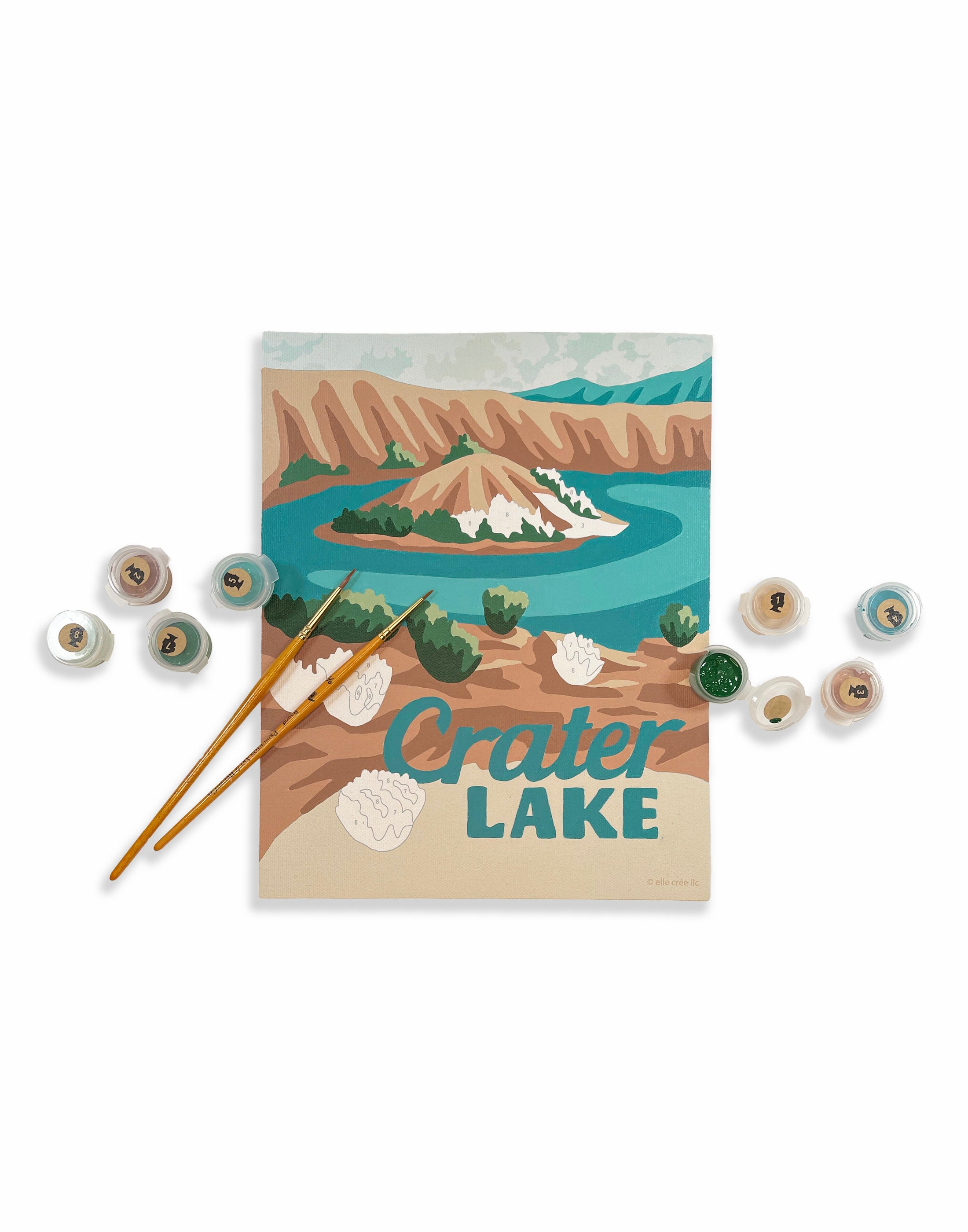 Lake Reflection Paint By Number For Adults Beginner Without - Temu
