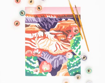 Mary & Breit  Mary Engelbreit Paint-by-Number Kit — Elle Crée (she creates)