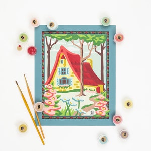 Breit Cottage | Mary Engelbreit Paint-by-Number Kit
