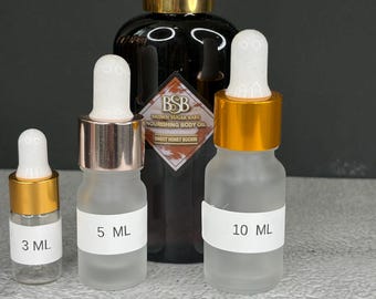 Aceite corporal artesanal de tamaño viaje Sweet Honey Buckin Brown Sugar Babe 3ml 5ml Gourmand
