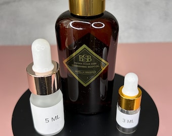 Vanilla Whisper – Brown Sugar Babe Travel Size Body Oil 3ml 5ml Vanilla