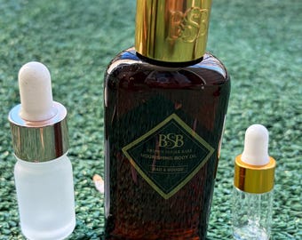 Bad & Bougie – Aceite corporal Brown Sugar Babe tamaño viaje 3ml 5ml Gourmand