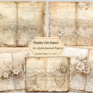 Vintage Spitze Junk Journal, druckbare antike Seiten Schwarze Spitze digitales Journal, Hochzeit Scrapbook Papier Spitze Hintergrund Vintage Spitze Ephemera